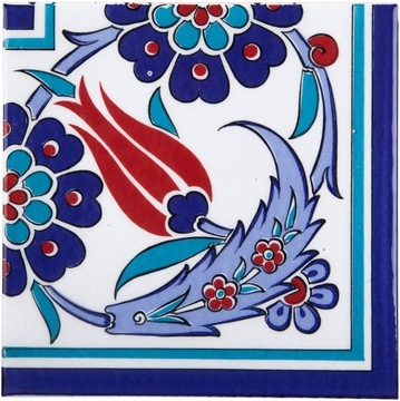 Płytki ceramiczne do obramowanie lustra, Korner ceramiczny iznik - Hiranur