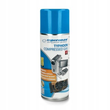 SPRĘŻONE POWIETRZE GAZ W SPRAYU DO CZYSZCZENIA ELEKTRONIKI - 400 ml - ES103