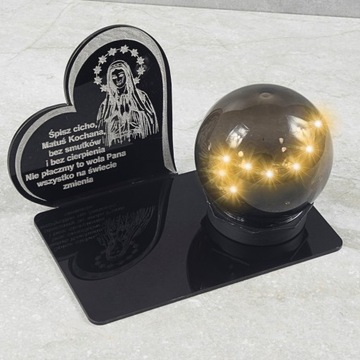 СОЛНЕЧНАЯ СВЕЧА СТАТУЭТКА ДЛЯ КЛАДБИЩА, МОГИЛА, БОЛЬШАЯ