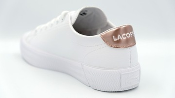 Buty tenisówki sportowe LACOSTE Gripshot WHT/LT PNK roz.35,5