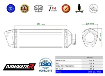 GSF BANDIT 1200 1996 - 2000 wydech tłumik S6