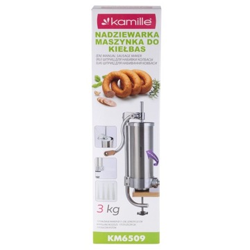 NADZIEWARKA DO KIEŁBASY MASZYNKA DO KIEŁBAS PIONOWA SZPRYCA KAMILLE
