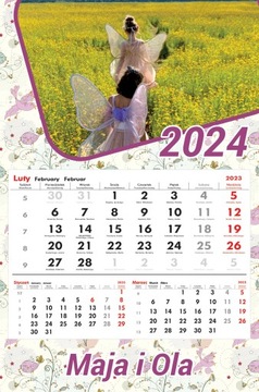 Foto-kalendarz Jednodzielny 2024 Twoje Zdjęcia
