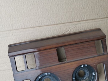 Mercedes W124 деревянная дефлекторная панель, декор домкрата