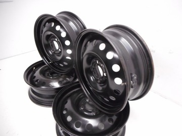 4× DISK OCELOVÝ NISSAN OE MICRA K13 5.5" X 15" 4X100 ET 50