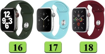 РЕМЕНЬ ДЛЯ Apple WATCH 1 2 3 4 5 6 7 8 9 SE 38MM 40MM 41MM НА ВЫБОР 30 ЦВЕТОВ |