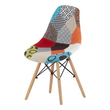 KRZESŁO PATCHWORK do KUCHNI salonu JADALNI