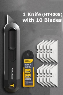 Универсальный нож Deli, портативный карманный нож для коробок
