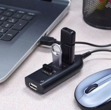 USB-концентратор, 4 порта, разветвитель 2.0