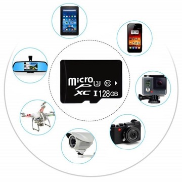 УНИВЕРСАЛЬНАЯ КАРТА ПАМЯТИ SAYBKA 128G MICRO КЛАСС 10 SDXC CARD 100м/с