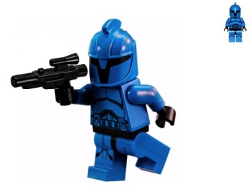 LEGO Star Wars - Senate Commando + blaster ! 75088 sw0614