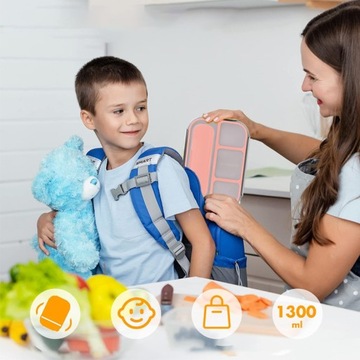 SISTEMA LUNCHBOX СОУС BENTO BOX ДЛЯ ДЕТЕЙ 1300МЛ