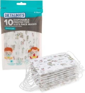MASKA MASECZKA DZIECIĘCA WZÓR 10 SZTUK DLA DZIECI