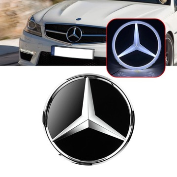 EMBLEMAT NA PRZÓD GRILL LED ZNACZEK Mercedes-Benz W204 C Klasa