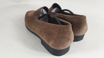 SIOUX SKÓRZANE MOKASYNY ESPADRYLE DAMSKIE R 36,5