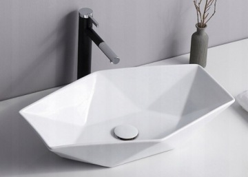 VEGAS белая керамическая раковина на столешнице Rea