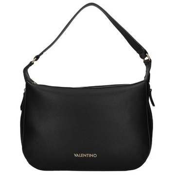 VALENTINO BAGS - Czarna torebka AREPA HOBO BAG