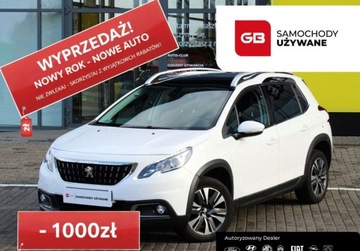 Peugeot 2008 I SUV Facelifting 1.2 PureTech 130KM 2018 Peugeot 2008 1.2 130 KM Allure MirrorScreen Czujniki Navi Panorama Salon PL