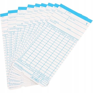 Frekwencja Punch Card Zegar Biurowy Pracownik
