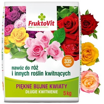 ФруктоВит Плюс Удобрение для роз и цветущих кустарников, 5 кг, многокомпонентное