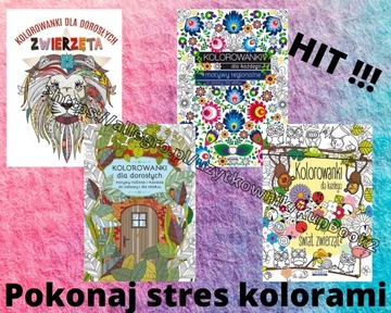 Kolorowanki antystresowe dla dzieci i dorosłych