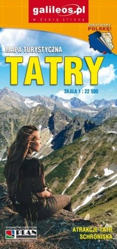 Mapa turystyczna Galileos Tatry