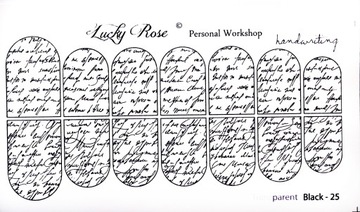 AKAR NAKLEJKI NA PAZNOKCIE LUCKY ROSE BLACK-25