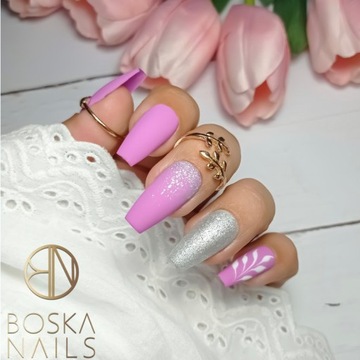 Лак Boska Nails Гибридный 6мл Аметист Vibe 344