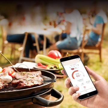 БЕСПРОВОДНОЙ ТЕРМОМЕТР ДЛЯ МЯСА ПРИЛОЖЕНИЕ BLUETOOTH ДЛЯ ГРИЛЯ БАРБЕКЮ УМНЫЙ ЗОНД °C