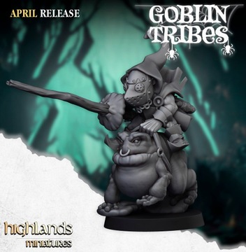 Swamp Goblins Frog Riders with Sticks - 1x