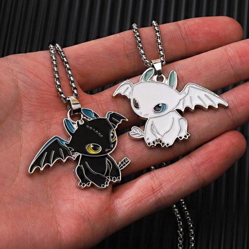 ОЖЕРЕЛЬЕ BFF НА ДВОИХ ДЛЯ ДРУЗЕЙ ДРУЗЬЯ КАК ПРИРУЧИТЬ ДРАКОНА 2в1