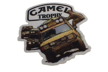 CAMEL TROPHY RAJD DAKAR NAKLEJKA STICKER 8,2 x 8,6 cm UNIKATOWA