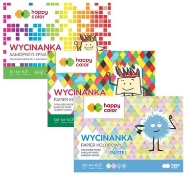 САМОКЛЕЯЩИЙСЯ БЛОК А4/8K HAPPY COLOR