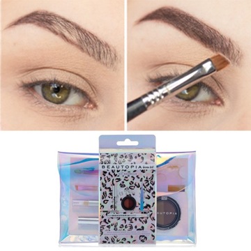 BEAUTOPIA Brow Kit Pielęgnacja Makijaż Brwi + Cień