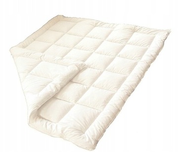 KOŁDRA PUCHOWA PUCH+PIERZE 160x200 2,1kg CERTYFIKAT CAŁOROCZNA NOWY MODEL
