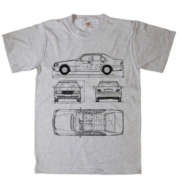 MERCEDES W140 W 140 koszulka z nadrukiem S-XXL