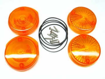 KNIAZW - КРЫШКА УКАЗАТЕЛЯ ПОВОРОТА 2 ПЕРЕДНИХ, 2 ЗАДНИХ + ВИНТЫ УПЛОТНЕНИЯ SIMSON MZ