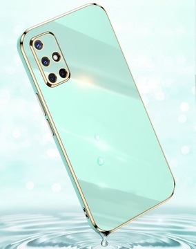 ГЛАМУРНЫЙ ЧЕХОЛ ДЛЯ SAMSUNG A51 СИЛИКОНОВЫЙ ЧЕХОЛ + СТЕКЛО