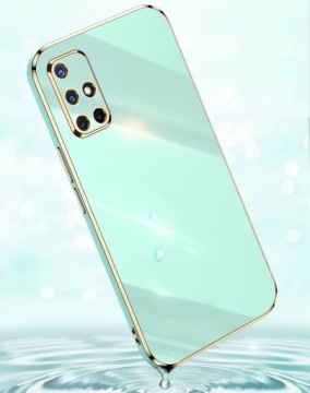 ETUI GLAMOUR DO SAMSUNG A51 5G SILIKON CASE +SZKŁO