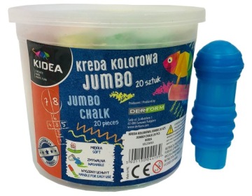 Крейда кольорова JUMBO 20 шт.