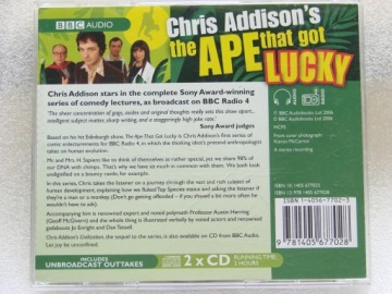 Аудиокнига Криса Эддисона «Обезьяна, которой повезло», 2CD