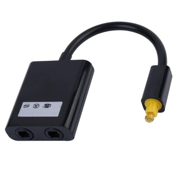 Aicharynic Splitter, 2 w 1 optyczny kabel audio, do Hi-Fi, TV, DVD, Xbox, k