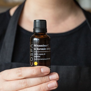 WITAMINA C W OLEJU TETRAIZOPALMITYNIAN ASKORBYLU ANTYOKSYDANT 5 ML ECOSPA