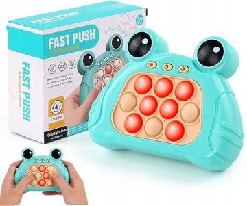 POP IT FAST PUSH PUZZZ АНТИСТРЕССОВАЯ ИГРА FIDGET FROG АРКАДА