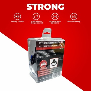 Средство от куниц и крыс для автомобилей МОЩНЫЙ на 1 сторону 12В Длинный кабель