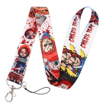 Оптовая продажа 20 шт./лот Хэллоуин фильм ужасов ремешок для ключей брелок