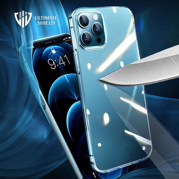 WZMOCNIONE ETUI CLEAR OBUDOWA DO SAMSUNG GALAXY A15 4G 5G + PANCERNE SZKŁO