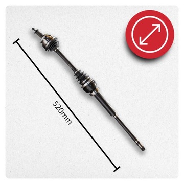 PÓŁOŚ PRAWA VOLVO XC70 I (295) 2.4 D5 4x4 AWD MANUAL NOWA