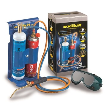 Palnik KEMPER Dual Gas - Oxi Kit - 555C - 3100 st C - Mocny - Gratisy!
