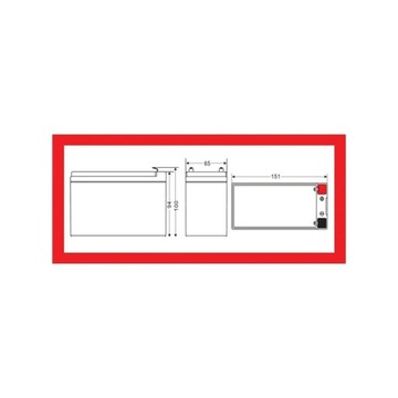 АККУМУЛЯТОРНАЯ БАТАРЕЯ AGM 12 В 7,2 Ач CSB GP1272F2 ИСТОЧНИК ПИТАНИЯ AGM UPS АККУМУЛЯТОРНАЯ БАТАРЕЯ